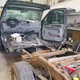 Illustration for article titled Man Builds Incredible Custom Super Bronco By Welding A Ford F-250 To A Ford Excursion